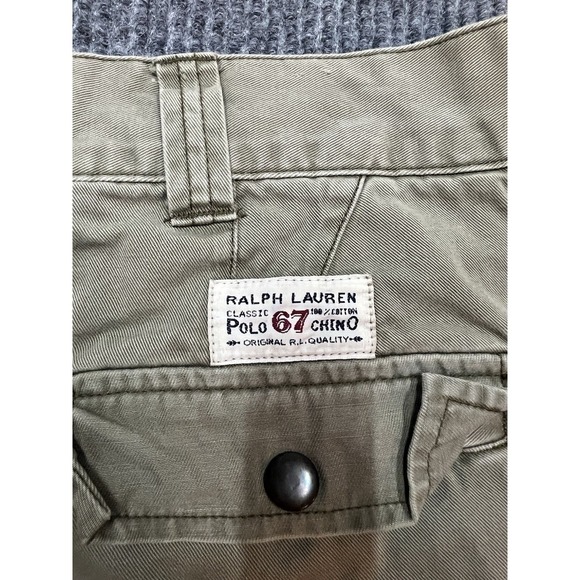 Polo Ralph Lauren Pants Mens 36x32 Paratrooper Military Polo 67 Cargo Baggy Wide - Picture 11 of 13